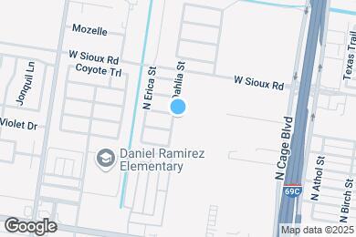 Map image of the property - 2608 N Dahlia St