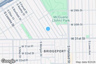 Map image of the property - 3039 S Throop St