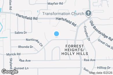 Map image of the property - 1830 Myrick Rd