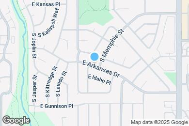 Map image of the property - 16277 E Arkansas Dr