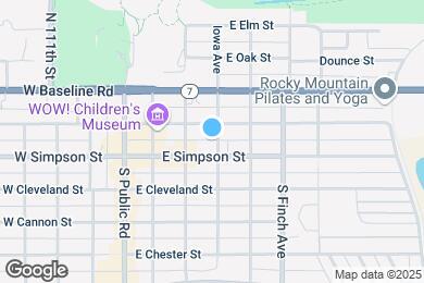 Map image of the property - 115 N Iowa Ave
