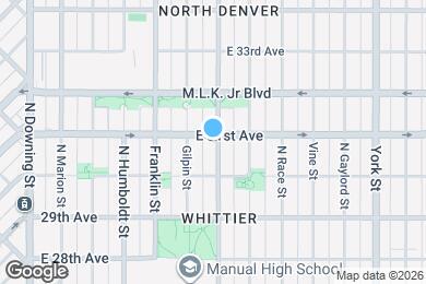 Map image of the property - 1736 E 31st Ave