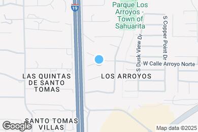 Map image of the property - 893 W Placita Canalito