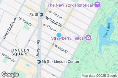 Map image of the property - 65 W 70th St