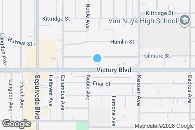 Map image of the property - 15043 Victory Blvd