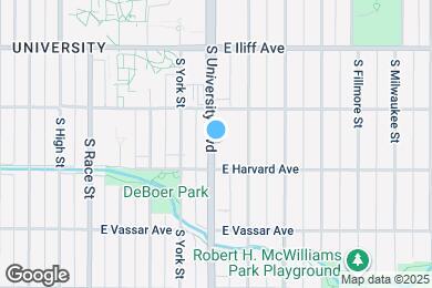 Map image of the property - 2450 S University Blvd