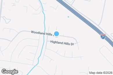 Map image of the property - 612 Woodland Hills Dr