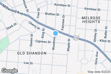 Map image of the property - 1008 Woodrow St