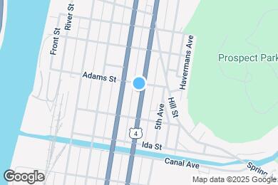 Map image of the property - 283 4th St