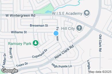 Map image of the property - 1333 Fox Glenn