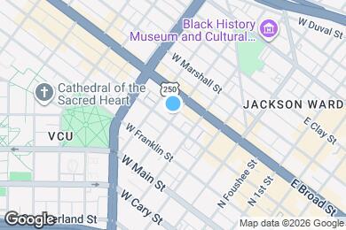 Map image of the property - 400 W Grace St
