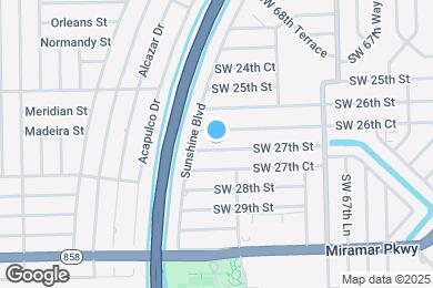 Map image of the property - 7041 SW 27th St