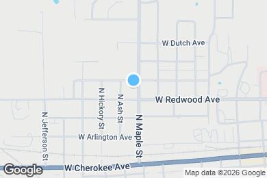 Map image of the property - 605 N Maple St