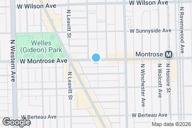 Map image of the property - 2101 W Montrose Ave