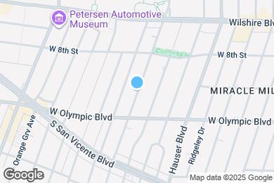 Map image of the property - 921 S Curson Ave