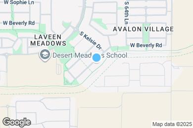Map image of the property - 6731 W Desert Ln