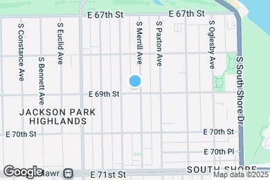 Map image of the property - 6858 S. Merrill