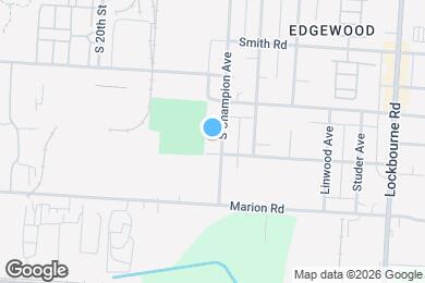 Map image of the property - 1935 S Champion Ave