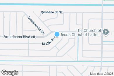 Map image of the property - 736 Di Lido St NE