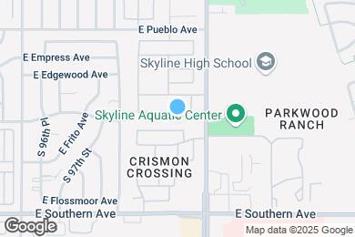 Map image of the property - 9927 E El Moro Ave