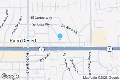 Map image of the property - 44868 Santa Anita Ave