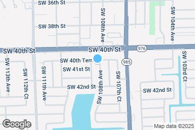 Map image of the property - 4040 SW 108th Ave