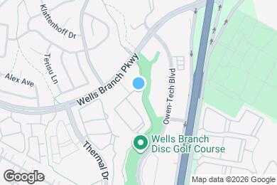 Map image of the property - Preserve at Wells Branch
