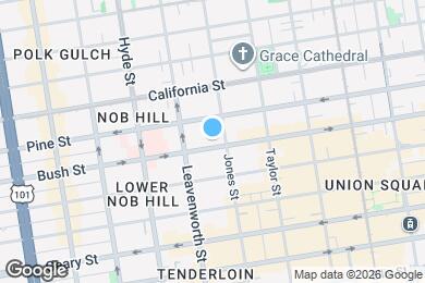 Map image of the property - 1030 Bush St