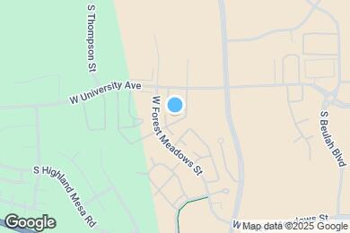 Map image of the property - 1385 W University Ave