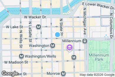 Map image of the property - 21 W Randolph St