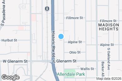 Map image of the property - 919 S Marengo Ave