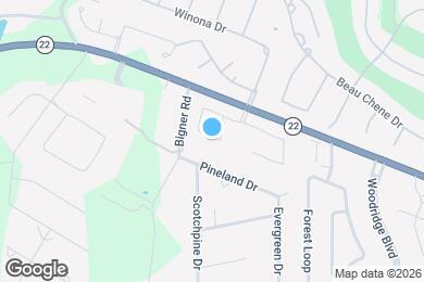Map image of the property - 407 Bon Temps Roule