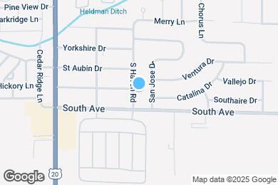 Map image of the property - 437 S Haven Rd