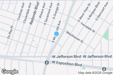 Map image of the property - 2840 S Mansfield Ave