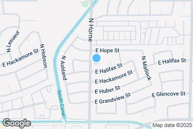 Map image of the property - 811 E Hillview Cir