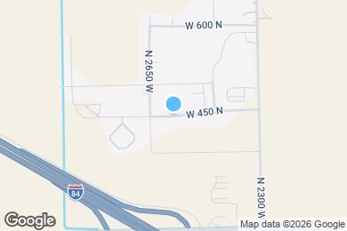 Map image of the property - 2626 W 450 N
