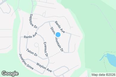 Map image of the property - 4355 Stone Mountain Dr