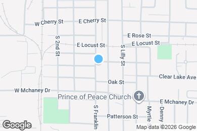 Map image of the property - 804 S Franklin St