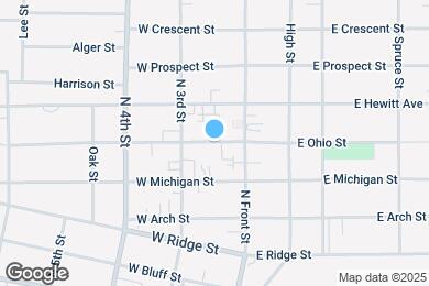 Map image of the property - 127 W Ohio St