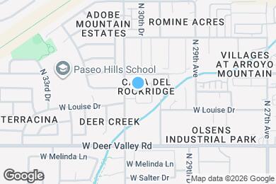 Map image of the property - 22031 N 30th Ln