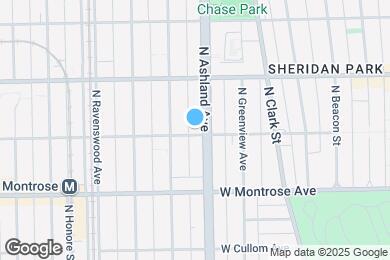 Map image of the property - 1606 W Sunnyside Ave