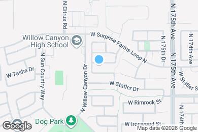 Map image of the property - 17769 W Post Dr