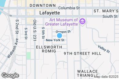 Map image of the property - 624 New York St