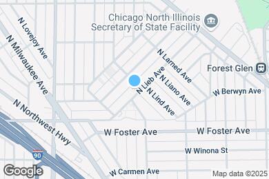 Map image of the property - 5250 N Lieb Ave