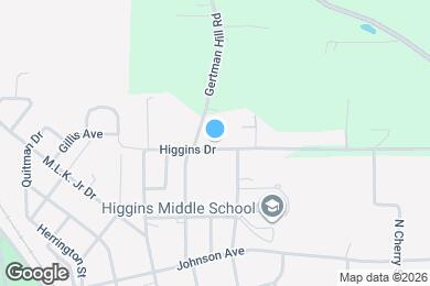 Map image of the property - 1033 Higgins Way