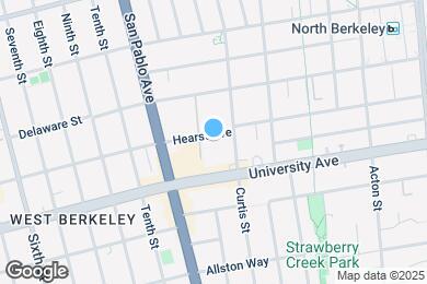 Map image of the property - 1160 Hearst Ave