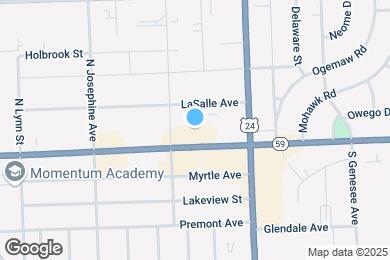 Map image of the property - 20 N Tilden Ave