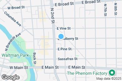 Map image of the property - 219 E Mulberry St