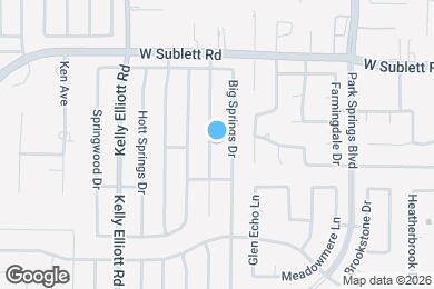 Map image of the property - 6117 Autumn Springs Dr