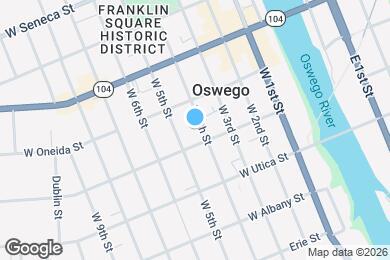 Map image of the property - 166 W 4th St